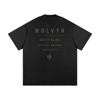 Wolvyn Apparel ‘Foundations’ Heavyweight Loose Fit T-Shirt - Wolvyn Apparel