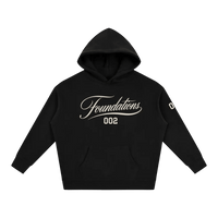 Wolvyn Apparel ‘Foundations Script’ Oversize Fleeced Hoodie - Wolvyn Apparel