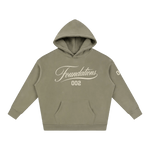 Wolvyn Apparel ‘Foundations Script’ Oversize Fleeced Hoodie - Wolvyn Apparel