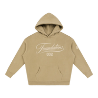 Wolvyn Apparel ‘Foundations Script’ Oversize Fleeced Hoodie - Wolvyn Apparel