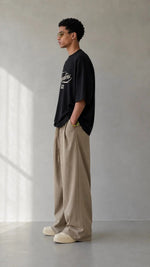 Wolvyn Apparel ‘Foundations Script’ Oversized Drop Shoulder T-Shirt - Wolvyn Apparel