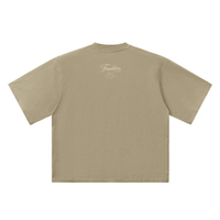Wolvyn Apparel ‘Foundations Script’ Oversized Drop Shoulder T-Shirt - Wolvyn Apparel