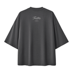 Wolvyn Apparel ‘Foundations Script’ Oversized Drop Shoulder T-Shirt - Wolvyn Apparel