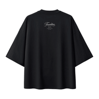Wolvyn Apparel ‘Foundations Script’ Oversized Drop Shoulder T-Shirt - Wolvyn Apparel
