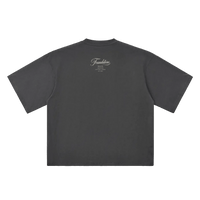 Wolvyn Apparel ‘Foundations Script’ Oversized Drop Shoulder T-Shirt - Wolvyn Apparel