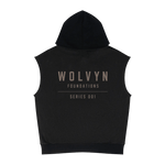 Wolvyn Apparel ‘Foundations Series 001’ Unisex Panel Mesh Sleeveless Hoodie - Wolvyn Apparel