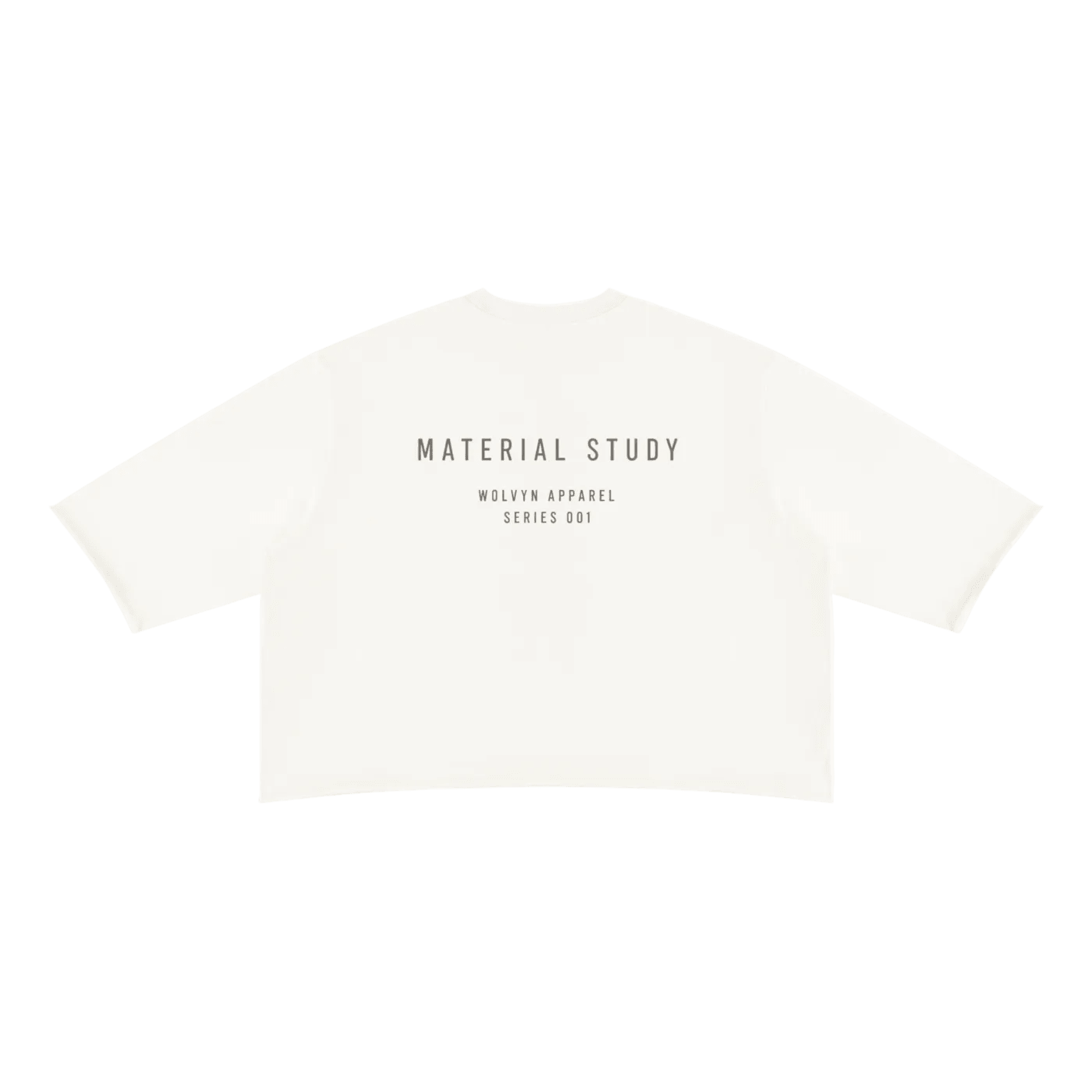 Wolvyn Apparel ‘Foundations’ Unisex Mineral Wash Raw Hem Boxy T-Shirt - Wolvyn Apparel