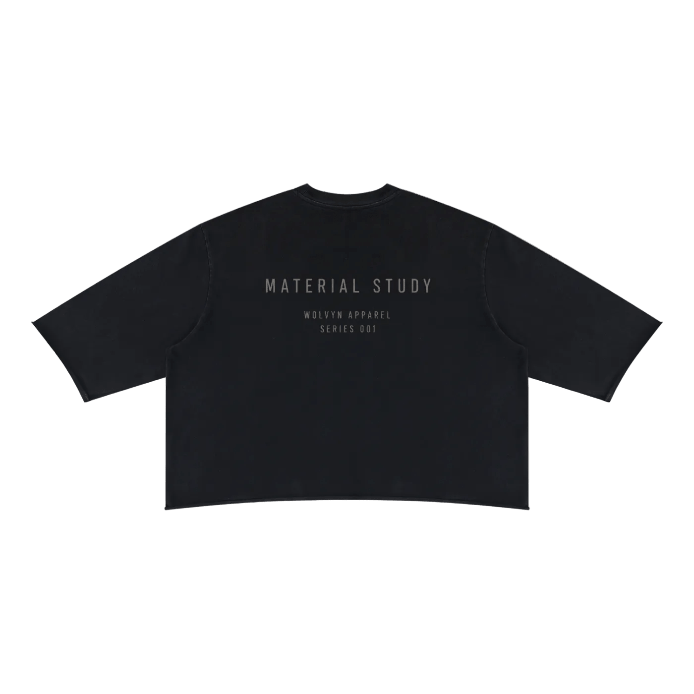 Wolvyn Apparel ‘Foundations’ Unisex Mineral Wash Raw Hem Boxy T-Shirt - Wolvyn Apparel