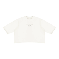 Wolvyn Apparel ‘Foundations’ Unisex Mineral Wash Raw Hem Boxy T-Shirt - Wolvyn Apparel