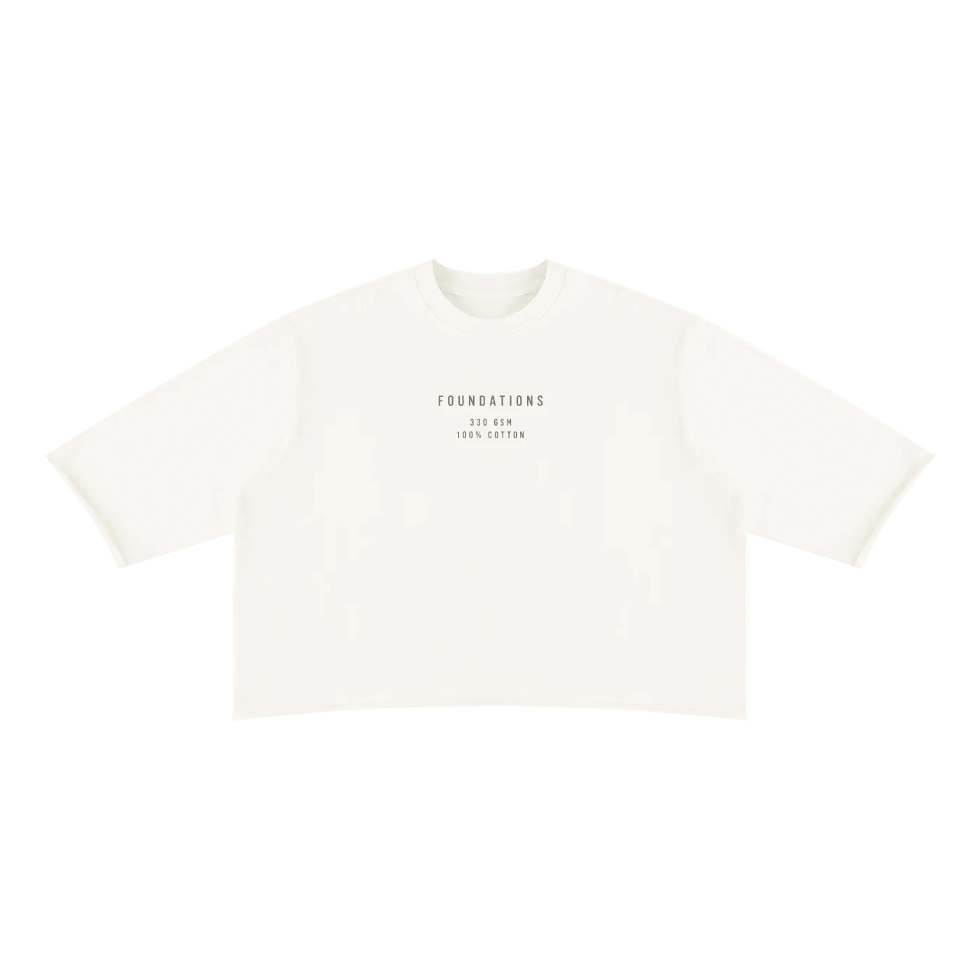 Wolvyn Apparel ‘Foundations’ Unisex Mineral Wash Raw Hem Boxy T-Shirt - Wolvyn Apparel