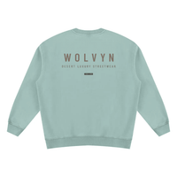 Wolvyn Apparel ‘Foundations’ Unisex Vintage Wash Fleece Sweatshirt - Wolvyn Apparel