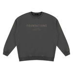 Wolvyn Apparel ‘Foundations’ Unisex Vintage Wash Fleece Sweatshirt - Wolvyn Apparel