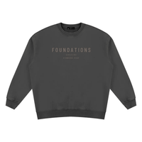 Wolvyn Apparel ‘Foundations’ Unisex Vintage Wash Fleece Sweatshirt - Wolvyn Apparel