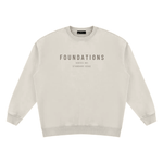 Wolvyn Apparel ‘Foundations’ Unisex Vintage Wash Fleece Sweatshirt - Wolvyn Apparel
