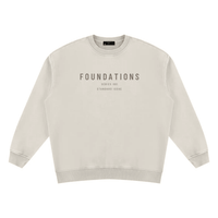 Wolvyn Apparel ‘Foundations’ Unisex Vintage Wash Fleece Sweatshirt - Wolvyn Apparel