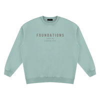 Wolvyn Apparel ‘Foundations’ Unisex Vintage Wash Fleece Sweatshirt - Wolvyn Apparel