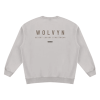 Wolvyn Apparel ‘Foundations’ Unisex Vintage Wash Fleece Sweatshirt - Wolvyn Apparel