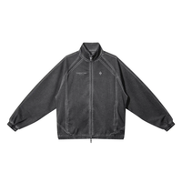 Wolvyn Apparel ‘Foundations’ Unisex Vintage Wash Full Zip Mesh Jacket - Wolvyn Apparel