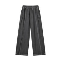Wolvyn Apparel ‘Foundations’ Unisex Vintage Wash Wide Leg Mesh Sweatpants - Wolvyn Apparel