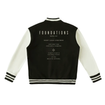 Wolvyn Apparel ‘Foundations Varsity’ Two-Tone Fleeced Varsity Jacket - Wolvyn Apparel