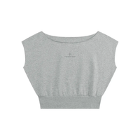 Wolvyn Apparel ‘Foundations’ Women’s Boatneck Raw Edge Crop T-Shirt - Wolvyn Apparel