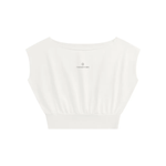 Wolvyn Apparel ‘Foundations’ Women’s Boatneck Raw Edge Crop T-Shirt - Wolvyn Apparel