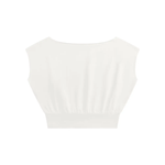 Wolvyn Apparel ‘Foundations’ Women’s Boatneck Raw Edge Crop T-Shirt - Wolvyn Apparel