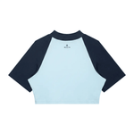 Wolvyn Apparel ‘Foundations’ Women’s Color Block Raglan Crop T-Shirt - Wolvyn Apparel