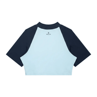 Wolvyn Apparel ‘Foundations’ Women’s Color Block Raglan Crop T-Shirt - Wolvyn Apparel