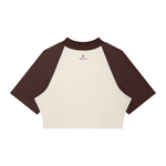 Wolvyn Apparel ‘Foundations’ Women’s Color Block Raglan Crop T-Shirt - Wolvyn Apparel