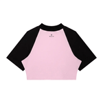 Wolvyn Apparel ‘Foundations’ Women’s Color Block Raglan Crop T-Shirt - Wolvyn Apparel