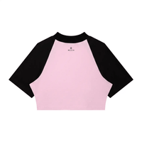 Wolvyn Apparel ‘Foundations’ Women’s Color Block Raglan Crop T-Shirt - Wolvyn Apparel