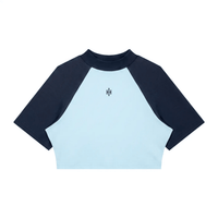 Wolvyn Apparel ‘Foundations’ Women’s Color Block Raglan Crop T-Shirt - Wolvyn Apparel