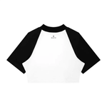 Wolvyn Apparel ‘Foundations’ Women’s Color Block Raglan Crop T-Shirt - Wolvyn Apparel