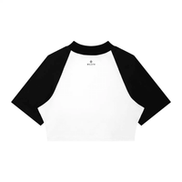 Wolvyn Apparel ‘Foundations’ Women’s Color Block Raglan Crop T-Shirt - Wolvyn Apparel