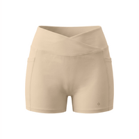 Wolvyn Apparel ‘Foundations’ Women’s High Rise Pocket Yoga Shorts - Wolvyn Apparel
