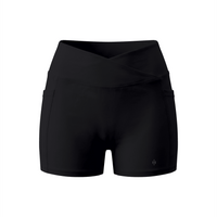 Wolvyn Apparel ‘Foundations’ Women’s High Rise Pocket Yoga Shorts - Wolvyn Apparel