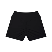 Wolvyn Apparel ‘Foundations’ Women’s High Rise Pocket Yoga Shorts - Wolvyn Apparel