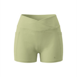 Wolvyn Apparel ‘Foundations’ Women’s High Rise Pocket Yoga Shorts - Wolvyn Apparel
