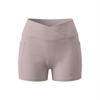Wolvyn Apparel ‘Foundations’ Women’s High Rise Pocket Yoga Shorts - Wolvyn Apparel