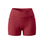 Wolvyn Apparel ‘Foundations’ Women’s High Rise Pocket Yoga Shorts - Wolvyn Apparel