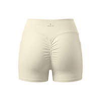 Wolvyn Apparel ‘Foundations’ Women’s High Rise Pocket Yoga Shorts - Wolvyn Apparel