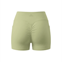 Wolvyn Apparel ‘Foundations’ Women’s High Rise Pocket Yoga Shorts - Wolvyn Apparel