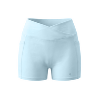 Wolvyn Apparel ‘Foundations’ Women’s High Rise Pocket Yoga Shorts - Wolvyn Apparel
