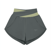 Wolvyn Apparel ‘Foundations’ Women’s Yoga Panelled Shorts - Wolvyn Apparel