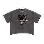 Wolvyn Apparel. Foundations World Tour’ Raw Edge Snow Washed Boxy T-Shirt - Wolvyn Apparel