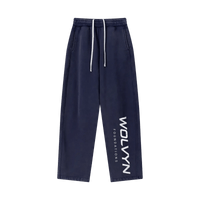 Wolvyn Apparel ‘Foundations002 400GSM Men’s Vintage-Wash Scythe-Cut Barrel Pants - Wolvyn Apparel