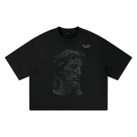 Wolvyn Apparel ‘Godfidence’ Unisex 400 GSM Heavyweight Boxy T-Shirt - Wolvyn Apparel