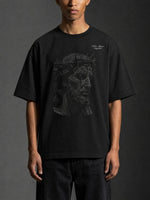 Wolvyn Apparel ‘Godfidence’ Unisex 400 GSM Heavyweight Boxy T-Shirt - Wolvyn Apparel