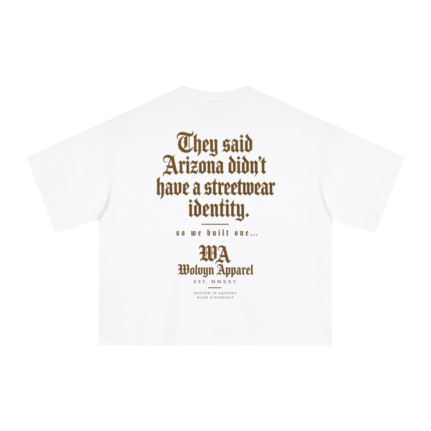 Wolvyn Apparel "Identity" Essential Sorona Boxy T-Shirt - Wolvyn Apparel